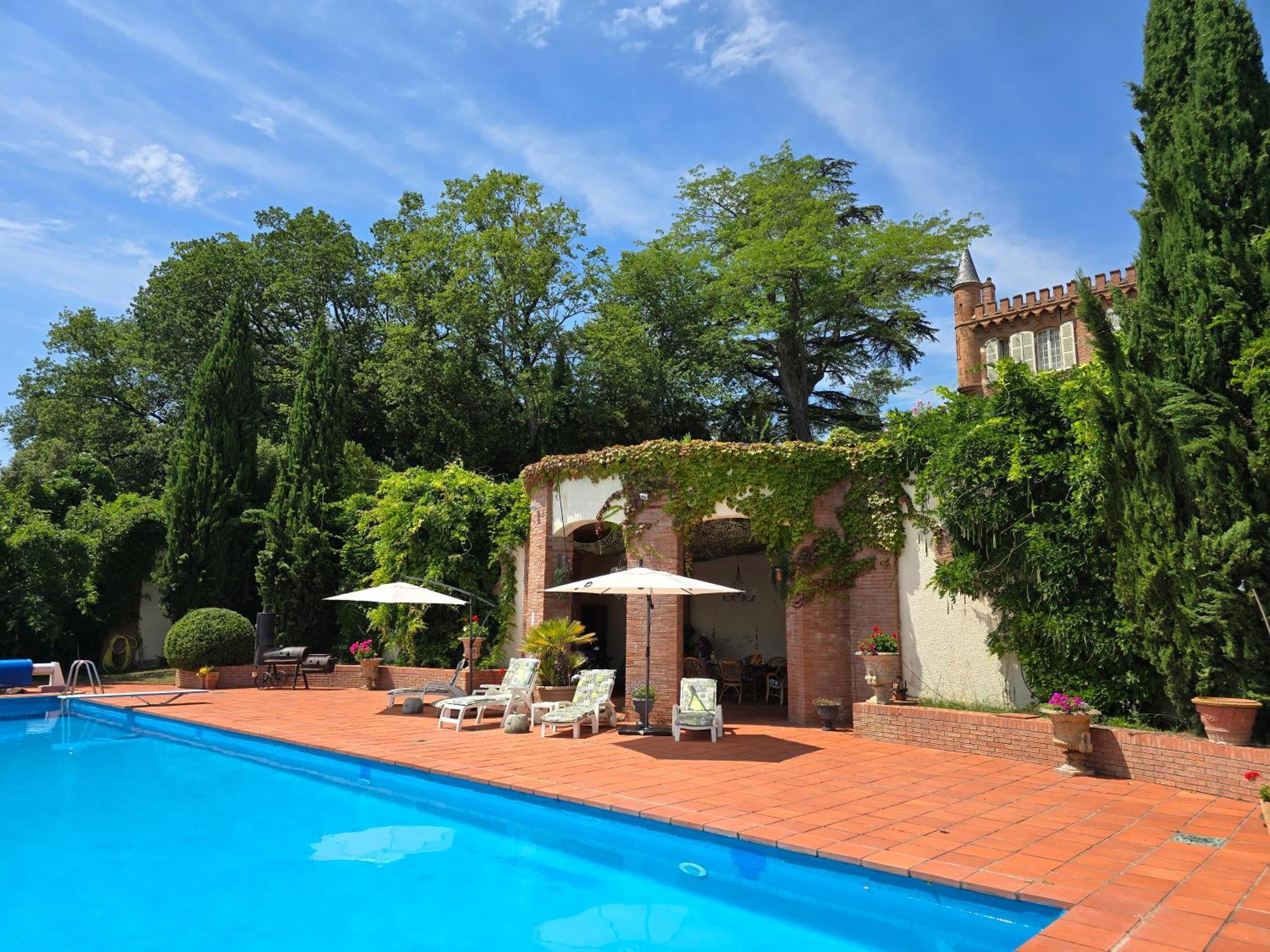 Chateau De Pys Guest House Latrape Buitenkant foto